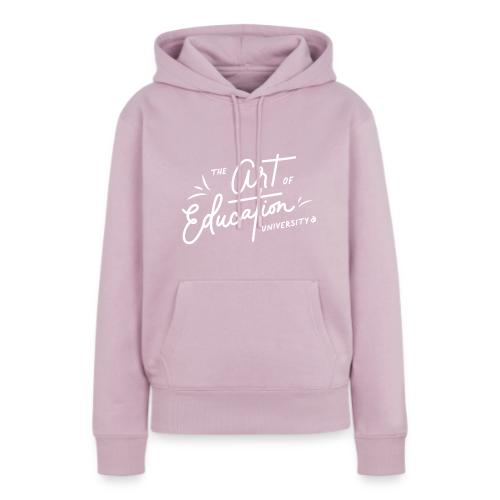 AOEU Handwritten White - Women's Premium Hoodie
