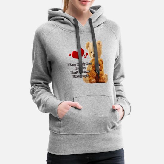 Teddy bear design' Women's Premium Hoodie | Spreadshirt