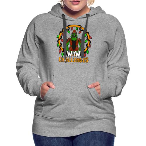 WoW Challenges Holiday Orc - Women's Premium Hoodie