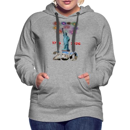 1776 - 2026 | 250 Years USA | Fireworks - Women's Premium Hoodie