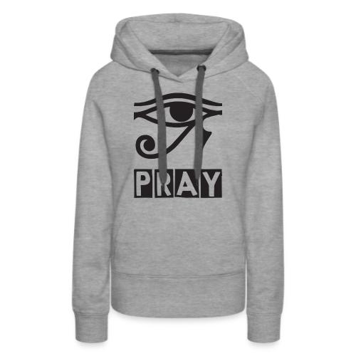 EYE PRAY DSGN TRNSP - Women's Premium Hoodie