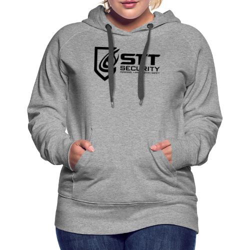 STT Security Logo Black - Women's Premium Hoodie