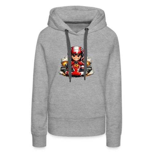 Carcadelogoracerfront - Women's Premium Hoodie