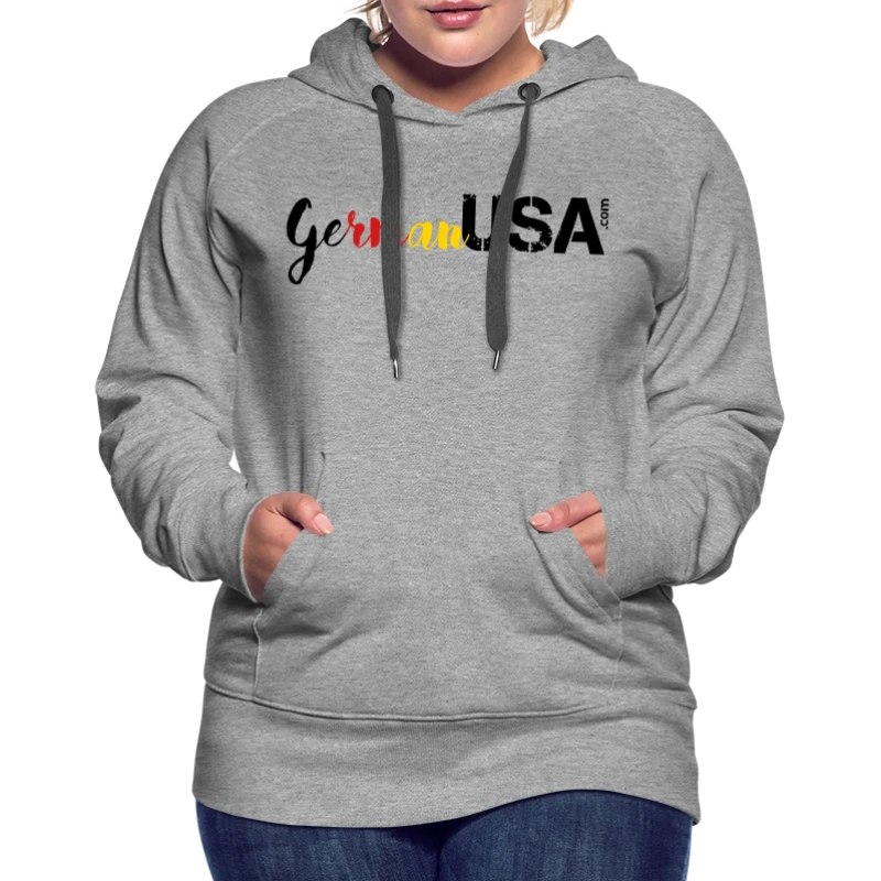 Shirts German USA Logo - Women's Premium Hoodie