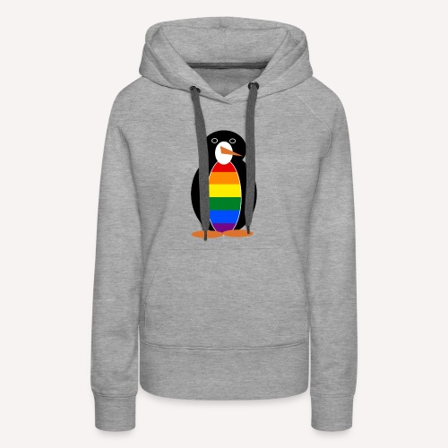 Gay Pride Penguin - Women's Premium Hoodie