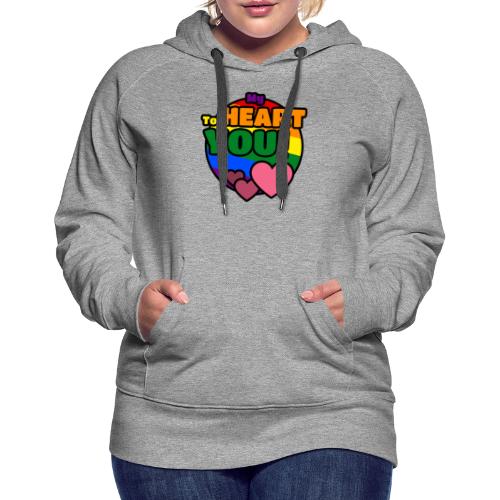 My Heart To You! I love you - printed clothes - Women's Premium Hoodie