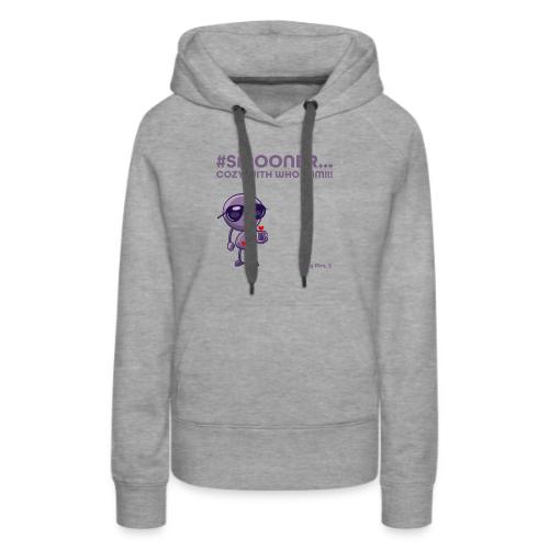 Smoon City_Cozy with who I am - Women's Premium Hoodie