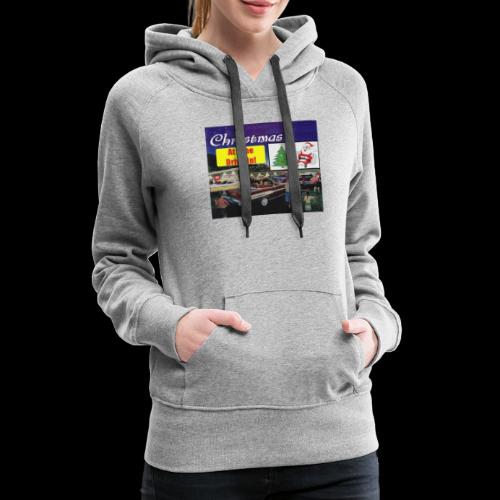 Christmas At The Drive In Logo 2 - Women's Premium Hoodie