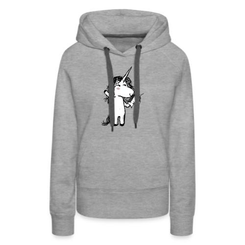 Kaede the Unicorn with his mini friend - Women's Premium Hoodie