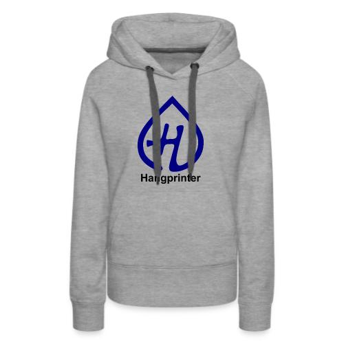 Hangprinter Logo and Text - Women's Premium Hoodie