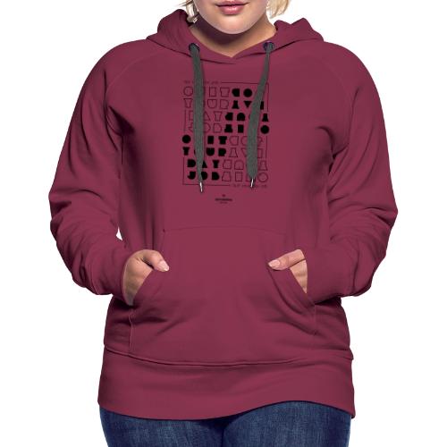 Quit upside black - Women's Premium Hoodie