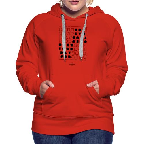 Quit upside black - Women's Premium Hoodie