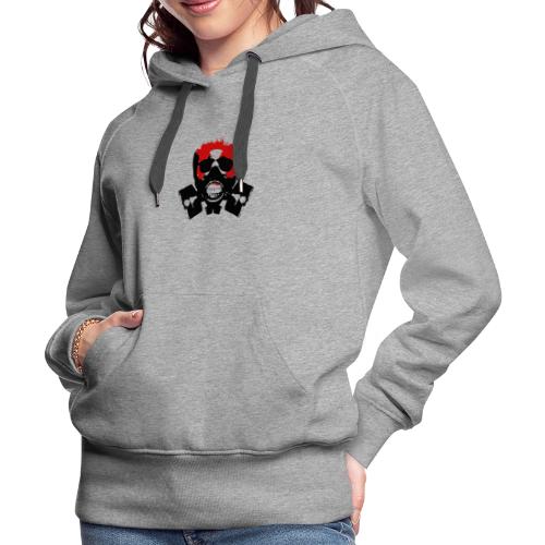 Skull Gas Mask V1 - Women's Premium Hoodie