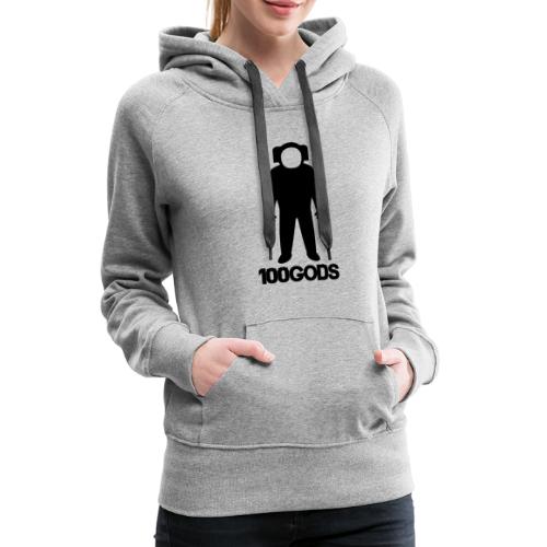100GODS black logo - Women's Premium Hoodie