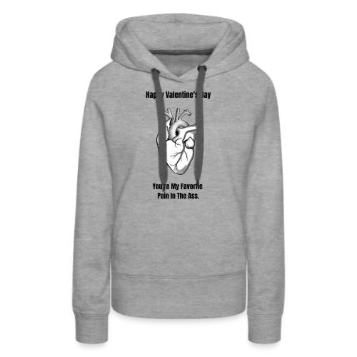 I'm Glad I Swiped Right T-Shirt | Funny Valentine - Women's Premium Hoodie