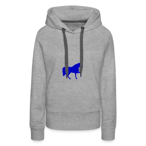 blue horse hoodie - Women's Premium Hoodie