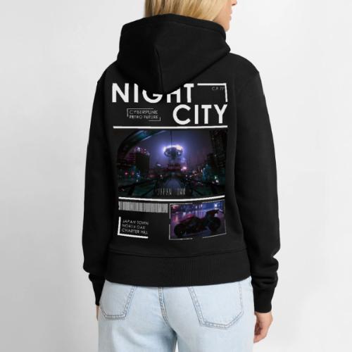 Night City Japan Town - Women's Premium Hoodie