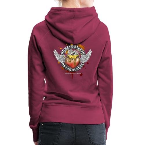 Honeydripping razorblades - Women's Premium Hoodie