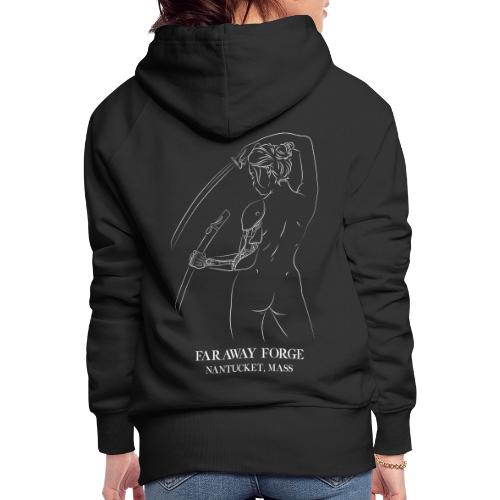 The Cyberpunk Samurai - Black - Women's Premium Hoodie