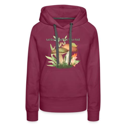 Unplug Series with Logo - Women's Premium Hoodie