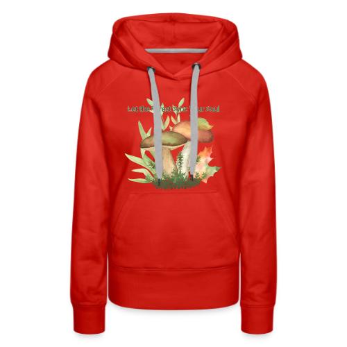 Unplug Series with Logo - Women's Premium Hoodie