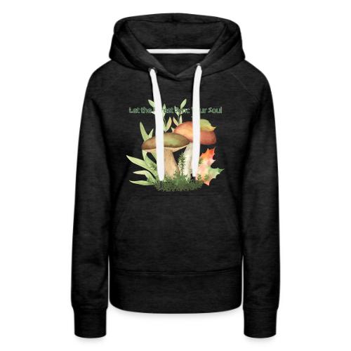 Unplug Series with Logo - Women's Premium Hoodie