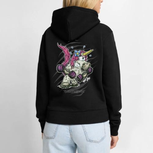 train like a unicorn - Women's Premium Hoodie