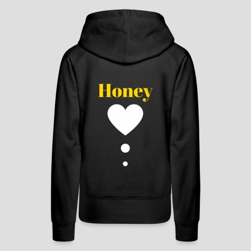 Honey Baby (Yellow & White) - Women's Premium Hoodie
