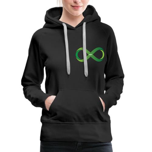Unity Bands Front and Back with logo and slogan - Women's Premium Hoodie