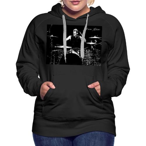 Landon Hall On Drums - Women's Premium Hoodie