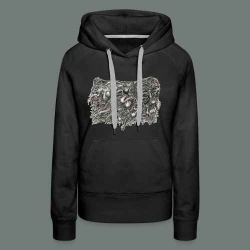 Grotesque-Number 1, by Brian Benson - Women's Premium Hoodie