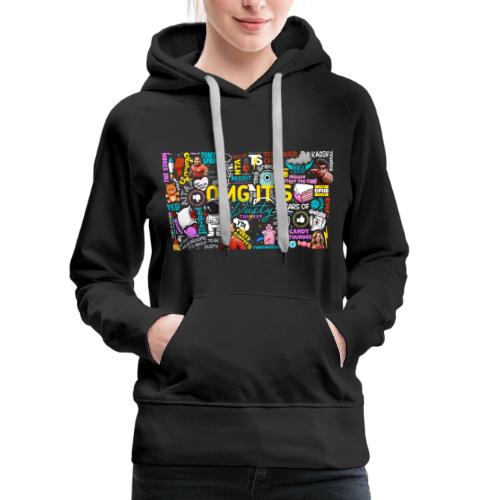 Dusty Thunder 2-Year Channelversary Design - Women's Premium Hoodie