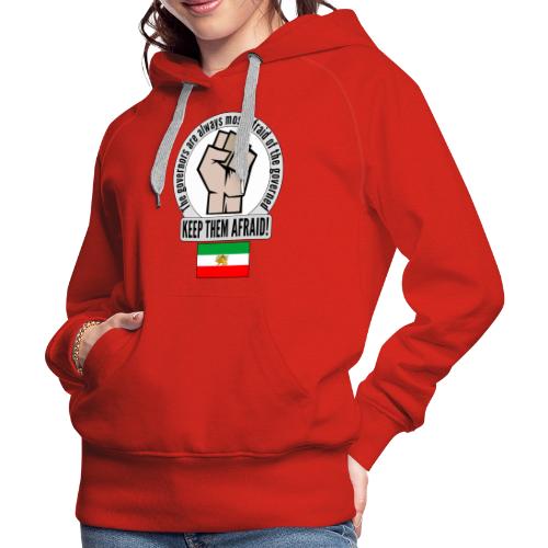 Iran - Clothes and items in support for the people - Women's Premium Hoodie