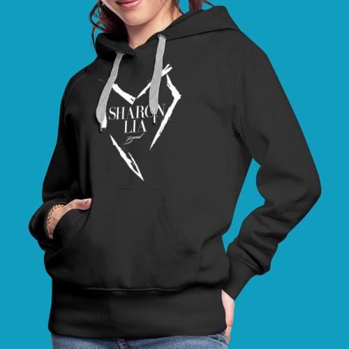 Sharon Lia Band Scratch Heart - Women's Premium Hoodie