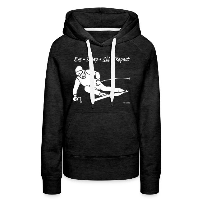 Eat Sleep Ski Repeat - wb - new001