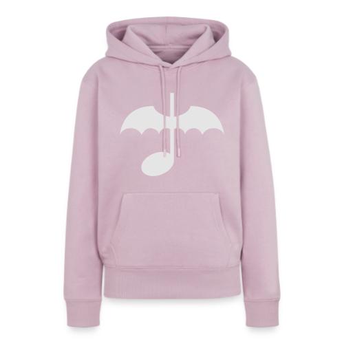 Music Note with Bat Wings - Women's Premium Hoodie