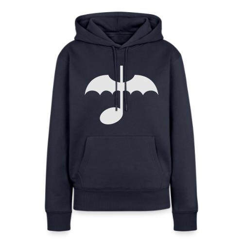 Music Note with Bat Wings - Women's Premium Hoodie