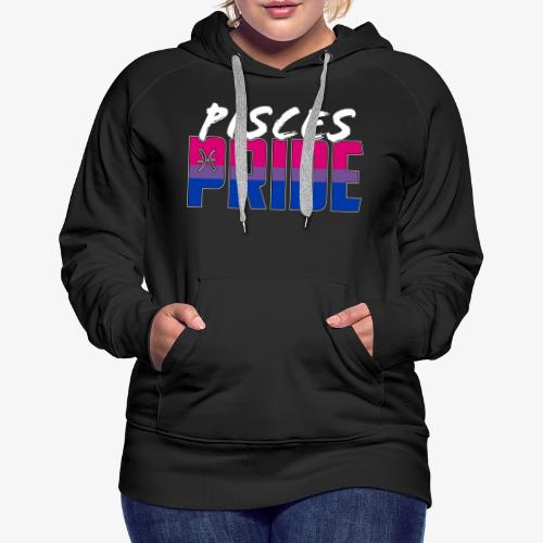 Pisces Bisexual Pride Flag Zodiac Sign - Women's Premium Hoodie