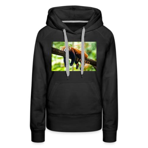 Fox napping meme - Women's Premium Hoodie
