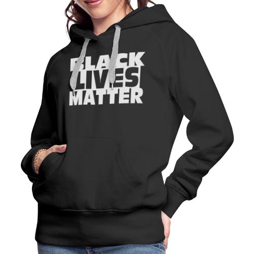 Black Lives Matter Cap Vector - Women's Premium Hoodie
