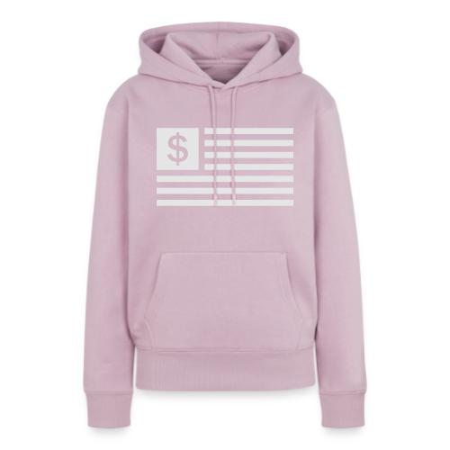 American Dollar Sign Flag - Women's Premium Hoodie