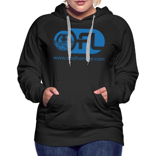 Observations from Life Logo with Web Address - Women's Premium Hoodie