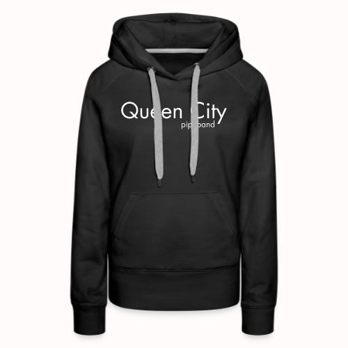 Queen City white - Women's Premium Hoodie