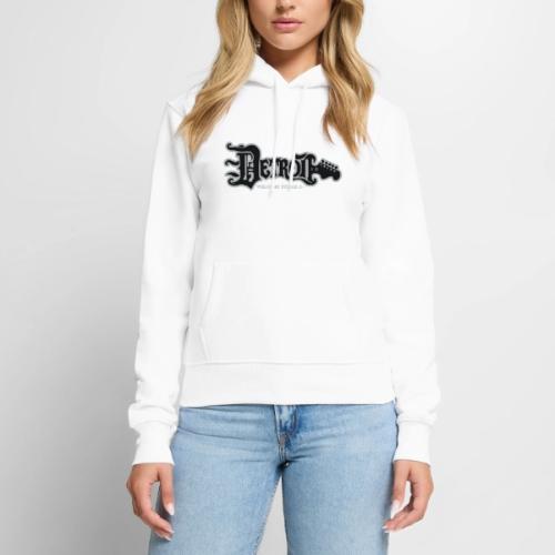 DETROIT GUITAR WTTD BLK SLR REG FONT - Women's Premium Hoodie