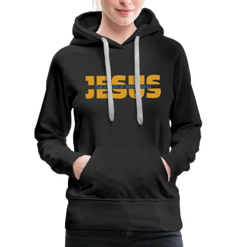 Jesus The Healer of Brokenness – Christian Faith - Women's Premium Hoodie