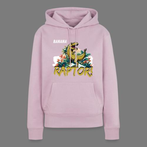 Funny Banana Raptor T-Rex Design - Women's Premium Hoodie