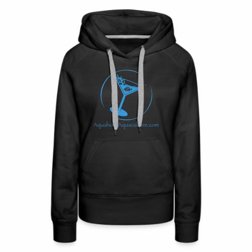 Aquaholic Logo (New) - Women's Premium Hoodie