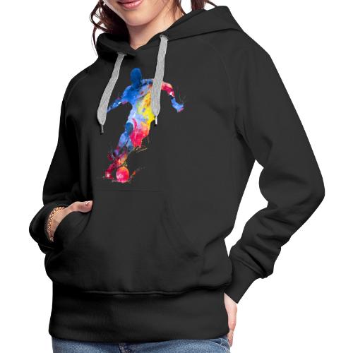 Soccer: Splash Kick - Women's Premium Hoodie
