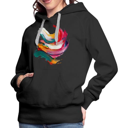 Colorful brushstrokes - Women's Premium Hoodie