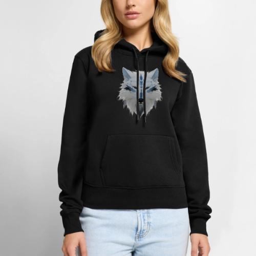 Ivory Grace Wolf - Women's Premium Hoodie